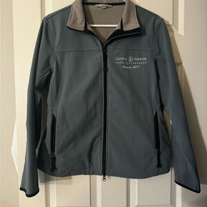 Gloria Ferrer winery Gray shell Jacket